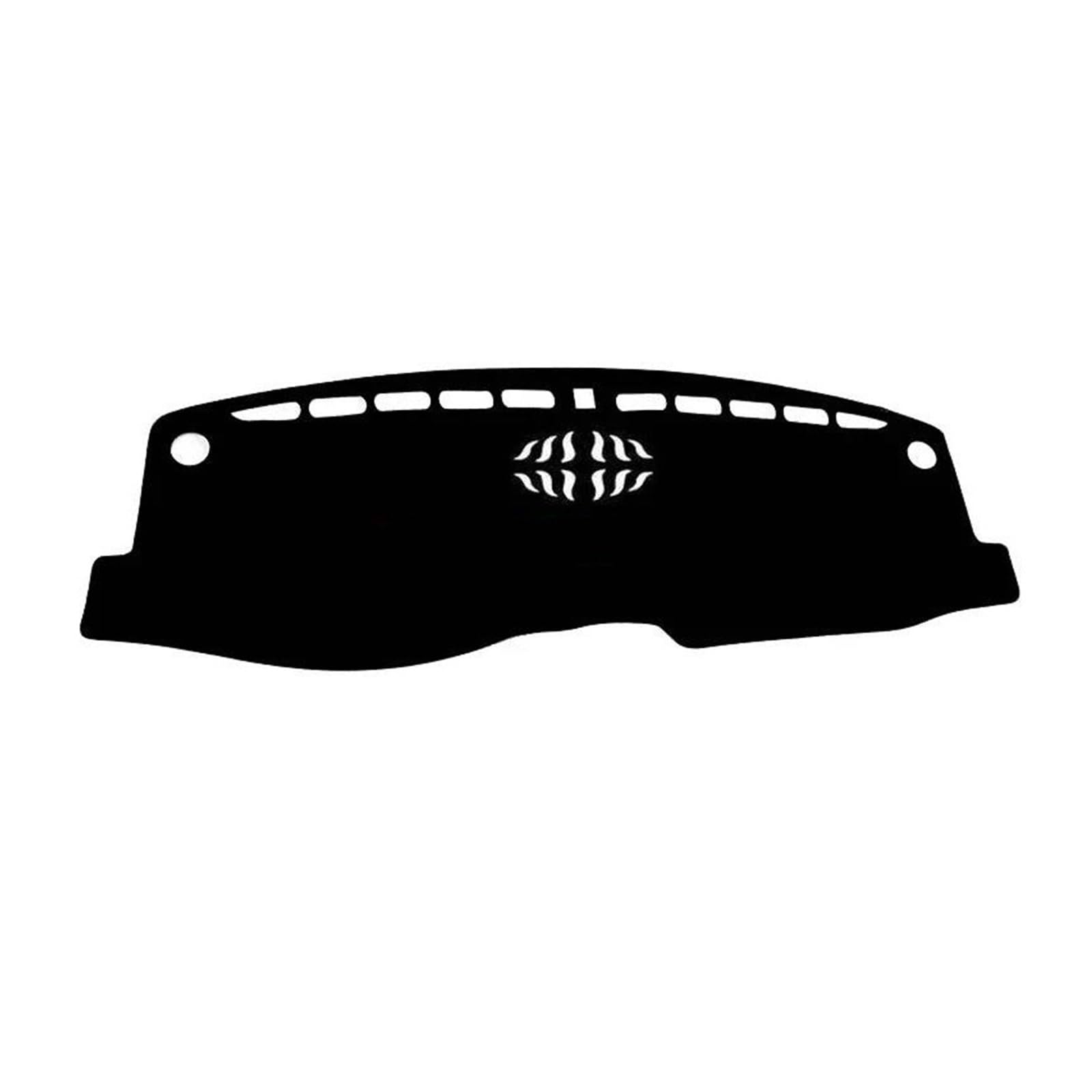 YTREAMC Wildleder Auto Armaturenbrett Abdeckung Dash Matte Pad Abdeckung Teppich Sonnenschutz Für Focus 4 MK4 2019 2020(Black Black,Without HUD) von YTREAMC