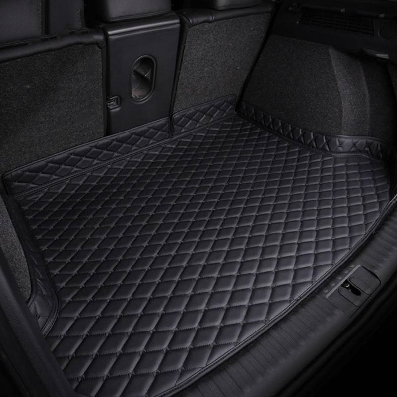 Kofferraummatte für Jeep Commander 2018-2024, Kofferraum-Frachtschutzmatte, Kofferraummatte im flachen Stil, Kratzfestes Innenzubehör,A Black von YTRESDF