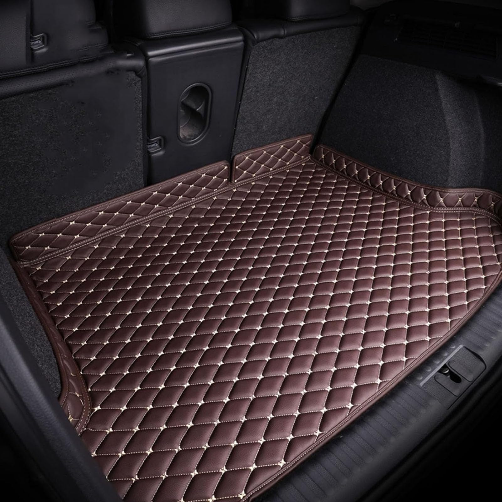 Kofferraummatte für Volvo XC90 2003-2018, Kofferraum-Frachtschutzmatte, Kofferraummatte im flachen Stil, Kratzfestes Innenzubehör,E Brown Kofferraummatte für Volvo XC90 2003-2018, Kofferraum-Frachtschutzmatte, Kofferraummatte im flachen Stil, Kratzfestes Innenzubehör,E Brown von YTRESDF