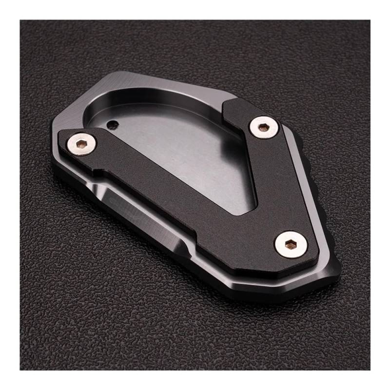 Seitenständer Unterlage Für Für V-Strom 650 XT Motorrad Zubehör Aluminium Ständer Fuß Seite Stehen Enlarger Pad von YTVPPKLGG