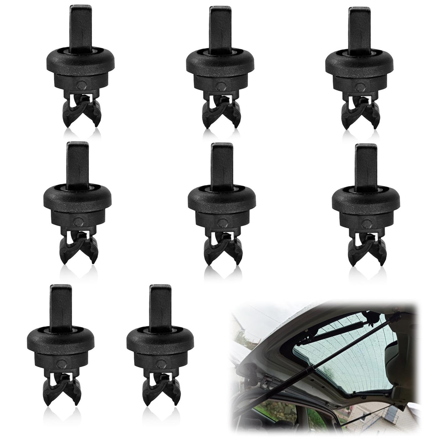 YUBBYSTU 8 Stück Schwarz Kofferraum-Hutablage-Clips, Hutablage-Schnur-Clips, kompatibel für Renault Clio Megane Scenic Laguna Modus MK1 MK2 MK3 1 2 3 4 Auto-Halterungen 7705099001 YUBBYSTU 8 Stück Schwarz Kofferraum-Hutablage-Clips, Hutablage-Schnur-Clips, kompatibel für Renault Clio Megane Scenic Laguna Modus MK1 MK2 MK3 1 2 3 4 Auto-Halterungen 7705099001 von YUBBYSTU