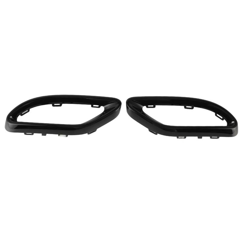 Auspuffblende Für ABCE Für GLC Für CLS-Klasse W177 W247 W205 W213 X253 C257 Auspuffblendenabdeckung Schwarz Glänzend Auspuffblenden-Endrohrabdeckungsblenden Ersatz Auspuffendrohr von YUCHUJCGSS