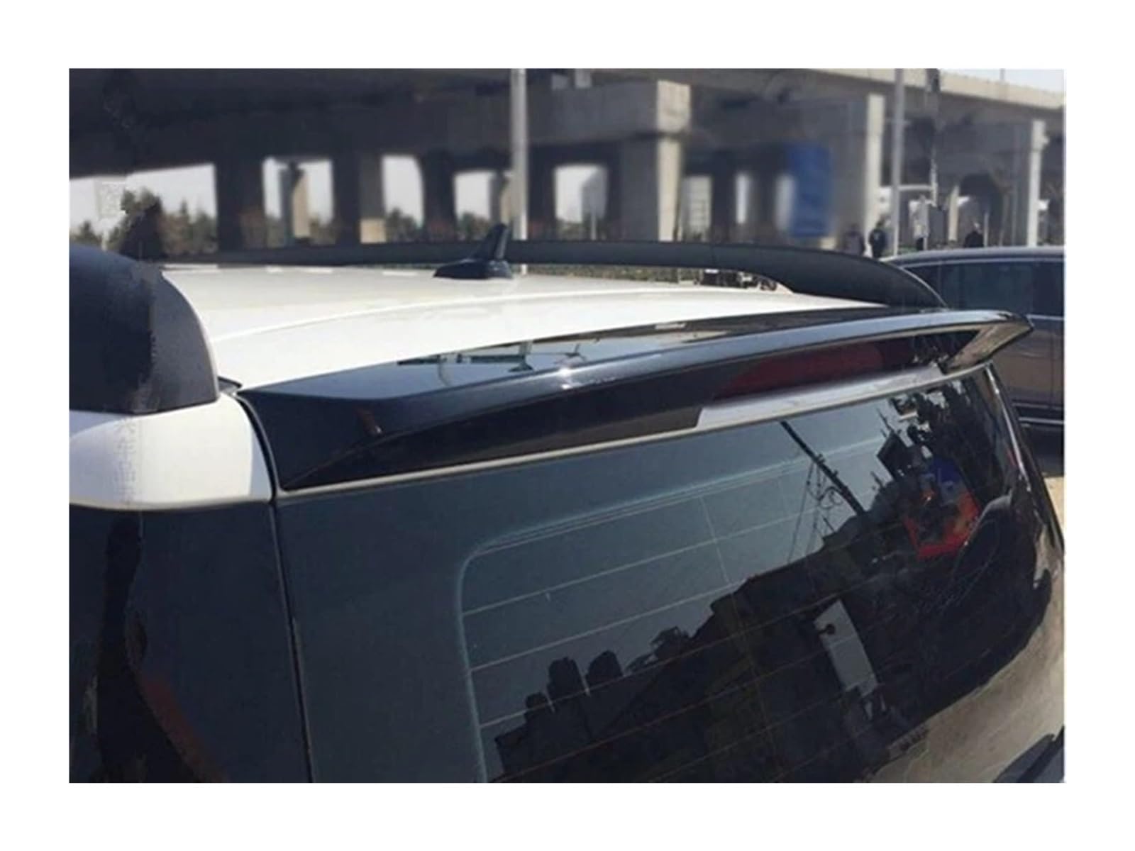 Auto Heckspoiler Für Skoda Für Yeti Für Spoiler 2013-2017 Auto Heckflügel Dekoration ABS Kunststoff Unlackiert Primer Heckspoiler Auto Heckspoiler Spoiler(Black) von YUCHUJCGSS