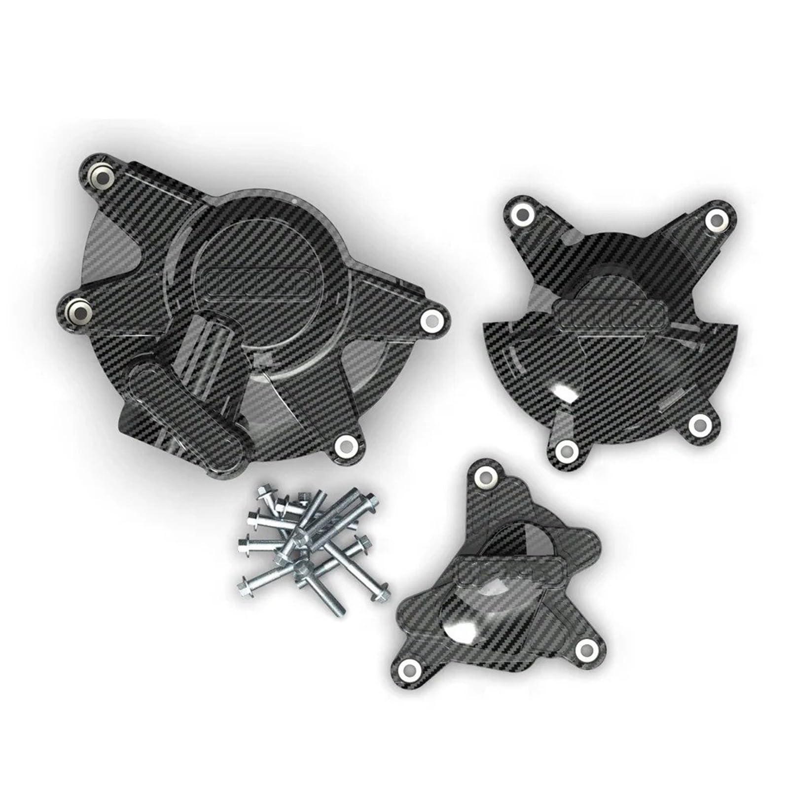 Engine Protection Plate Für YZF-R1 Für YZF R1 2009 2010 2011 2012 2013 2014 Motorräder Motor Abdeckung Sekundäre Enginecover Set Schutz Skid Plate Engine(1 Set-CF) von YUCHUJCGSS