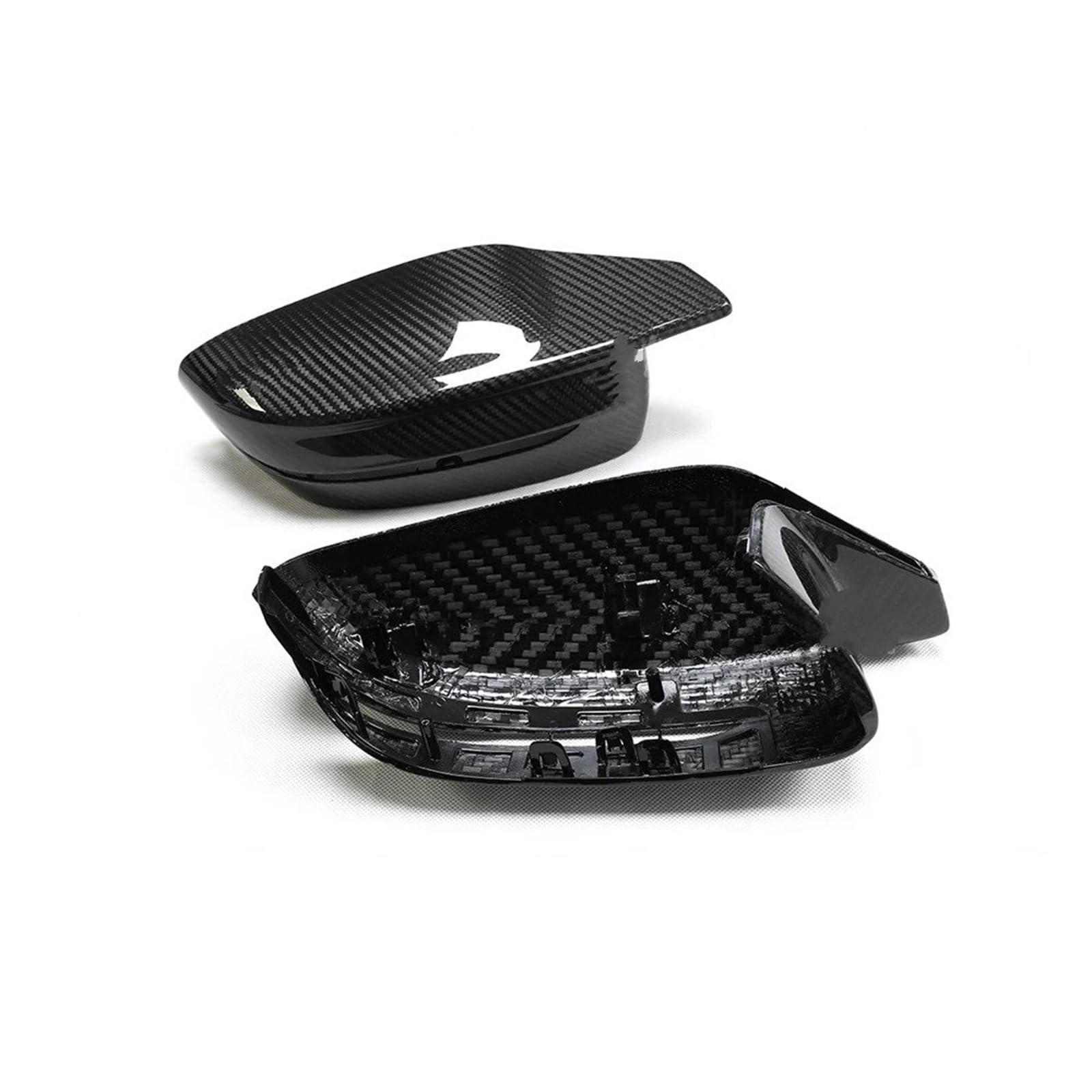 Kompletter Rückspiegel Für 2021 Für M2 G87 Für M3 G80 Für M4 G82 G83 Ersatz Rückspiegel LHD RHD Dry Carbon Faser Seite Tür Spiegel Abdeckung Komplette Außenspiegel Auto(RHD Car Replace) von YUCHUJCGSS