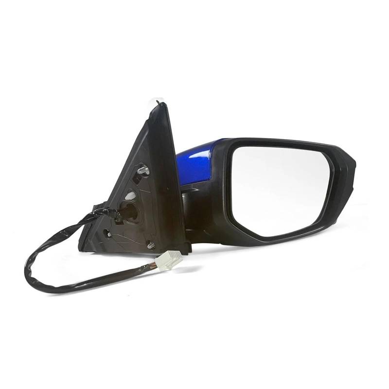 Kompletter Rückspiegel Für Civic 2016–2020 Elektrisch Beheizte Kamera 11-polig 1 Stück 4720641-1 HO1327107 76201-TBA-A11ZF Blauer Beifahrerseitenspiegel Komplette Außenspiegel Auto von YUCHUJCGSS