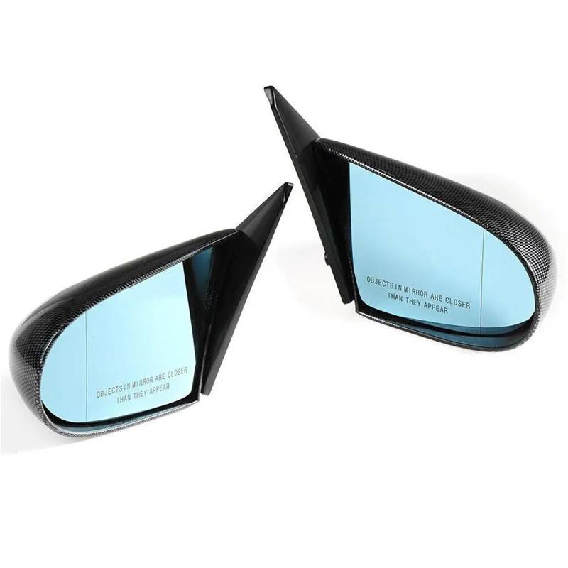 Kompletter Rückspiegel Für Civic EG Für Limousine 1992-1995 4 Tür 2X Löffel Stil Seite Tür Flügel Spiegel Manuell Einstellbare Rückspiegel Komplette Außenspiegel Auto(Carbon Fiber Look) von YUCHUJCGSS