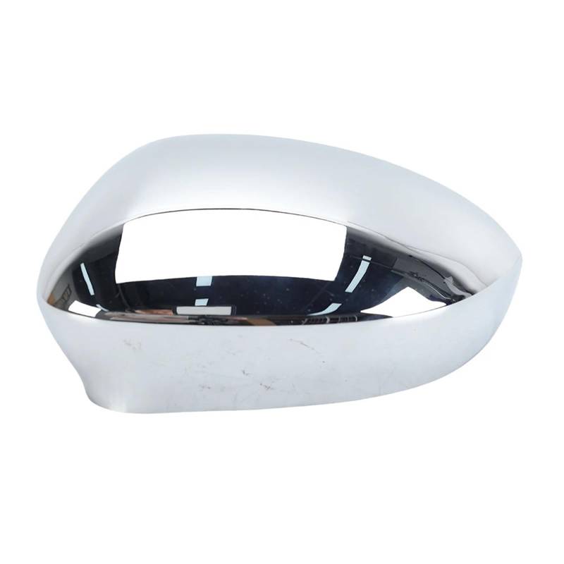 Kompletter Rückspiegel Für FIAT 500 2007-2024 Galvanisiert Mit Schnalle Tür Rückspiegel Abdeckung Kappe Auto Zubehör Seite Rückspiegel Abdeckung Kappen Komplette Außenspiegel Auto(1pc Left) von YUCHUJCGSS