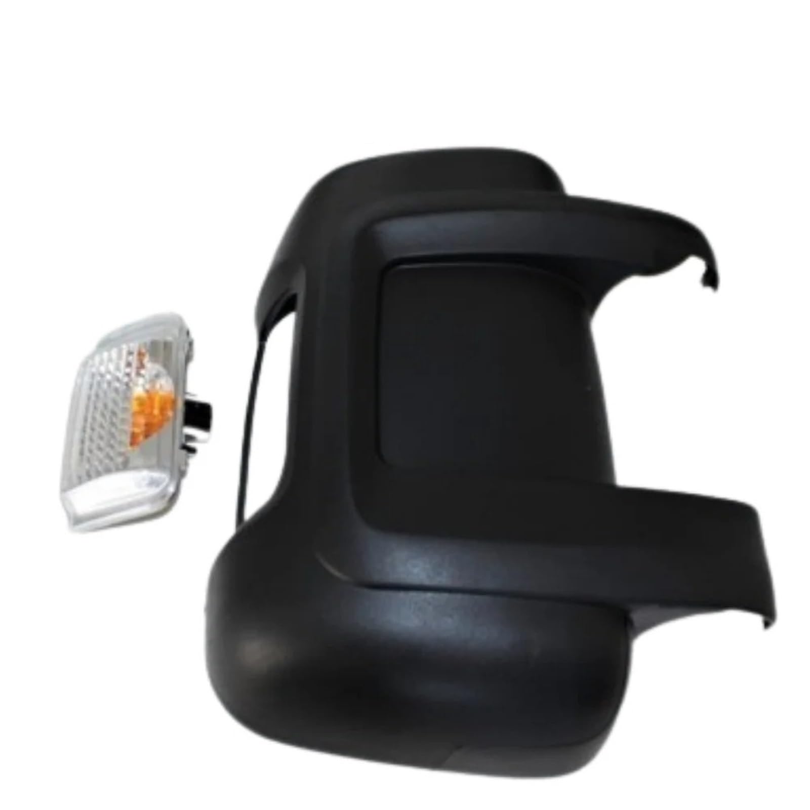 Kompletter Rückspiegel Für FIAT Für Ducato Für Boxer Für Jumper 2006-2020 Links RECHTS OEM 735424438 Kurze Spiegelkappen Und Gelbes Signal Komplette Außenspiegel Auto(Right Passenger) von YUCHUJCGSS