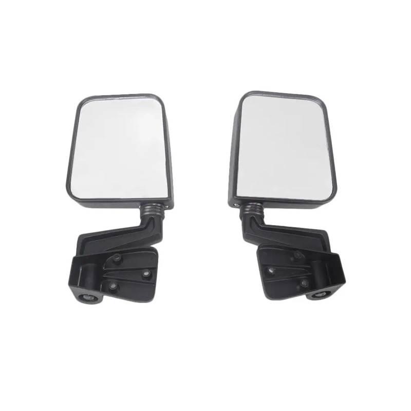 Kompletter Rückspiegel Für Jeep Für Wrangler TJ 1996 1997 1998 1999 2000-2006 Vorne Links Rechts Tür Rückansicht Seiten Spiegel 1 Paar Manuelle Rückspiegel Komplette Außenspiegel Auto von YUCHUJCGSS