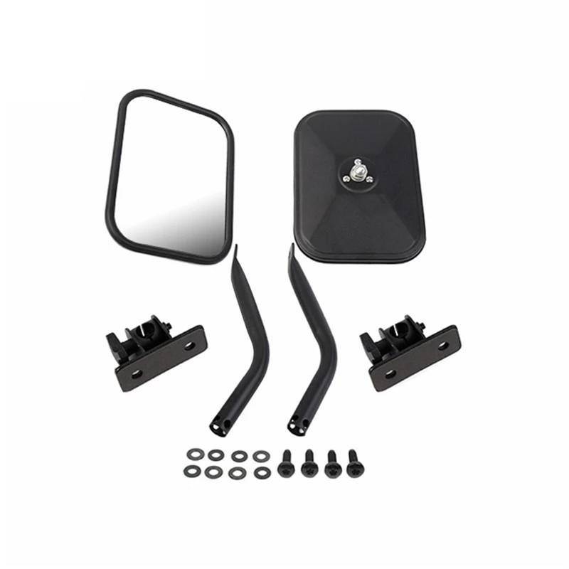 Kompletter Rückspiegel Für Jeep Für Wrangler YJ TJ JK 1987-2017 Auto A-säule Rückspiegel Einstellung Blind Spot Spiegel Zubehör Komplette Außenspiegel Auto von YUCHUJCGSS