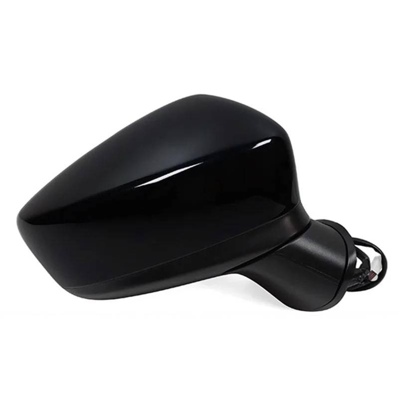 Kompletter Rückspiegel Für Mazda 3 Für AXELA Für LHD 2014 2015 2016 Rückspiegel Assy Tür Flügel Seite Spiegel Mit Signal Lampe Auto Spiegel Komplette Außenspiegel Auto(Black 8Pins R222) von YUCHUJCGSS