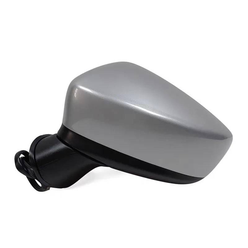 Kompletter Rückspiegel Für Mazda 3 Für Axela BN BM 2013~2016 Mit Elektrische Klapp Heizung Signal 1PCS Auto Ersatz Rück Seite Spiegel Montage Komplette Außenspiegel Auto(Silver-Left Side) von YUCHUJCGSS