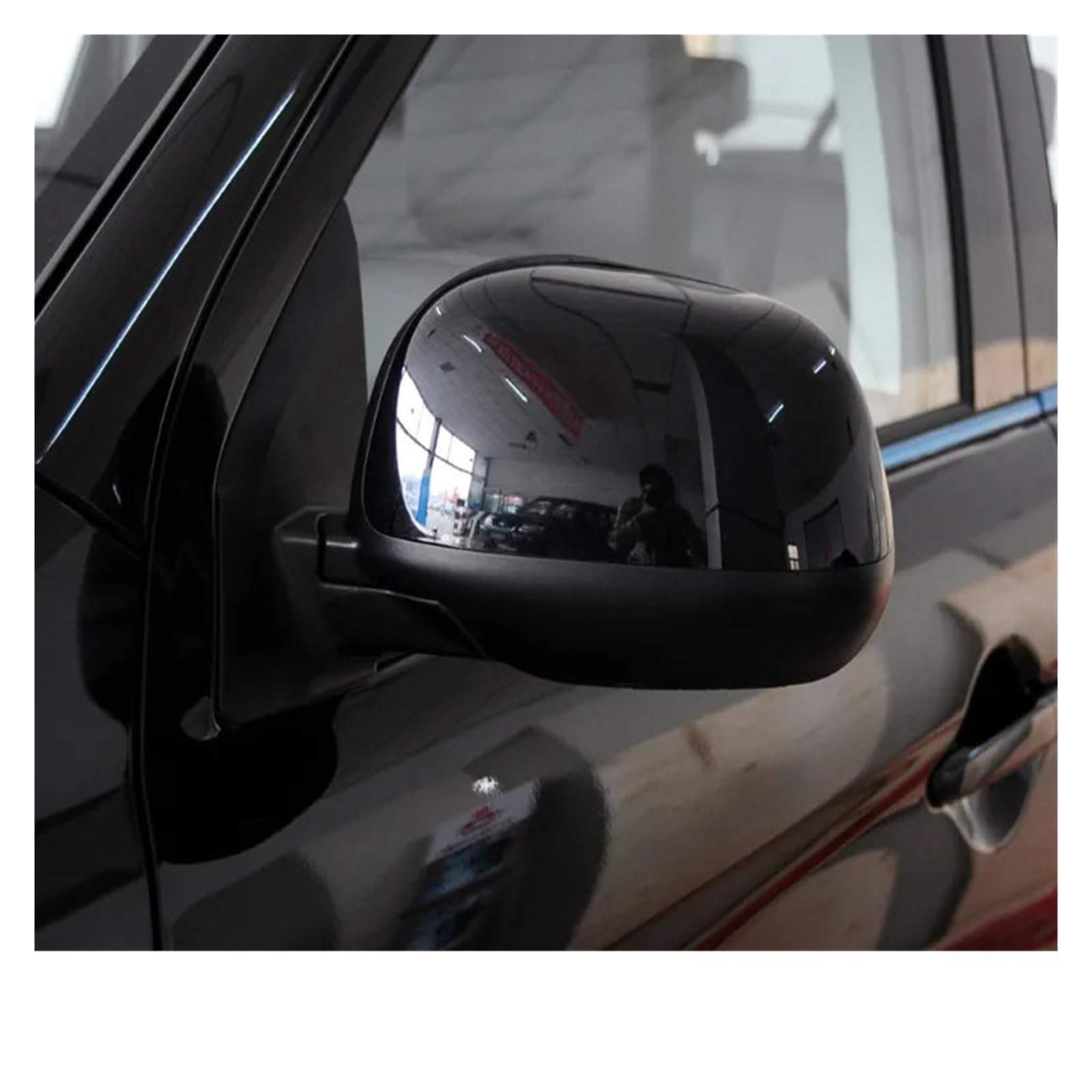 Kompletter Rückspiegel Für Mitsubishi Für ASX 2013 2014 2015 2016 2017 2018 2019 3PINS Ohne Blinker 1PCS Rück Seite Spiegel Montage Komplette Außenspiegel Auto(Black-Left Side) von YUCHUJCGSS
