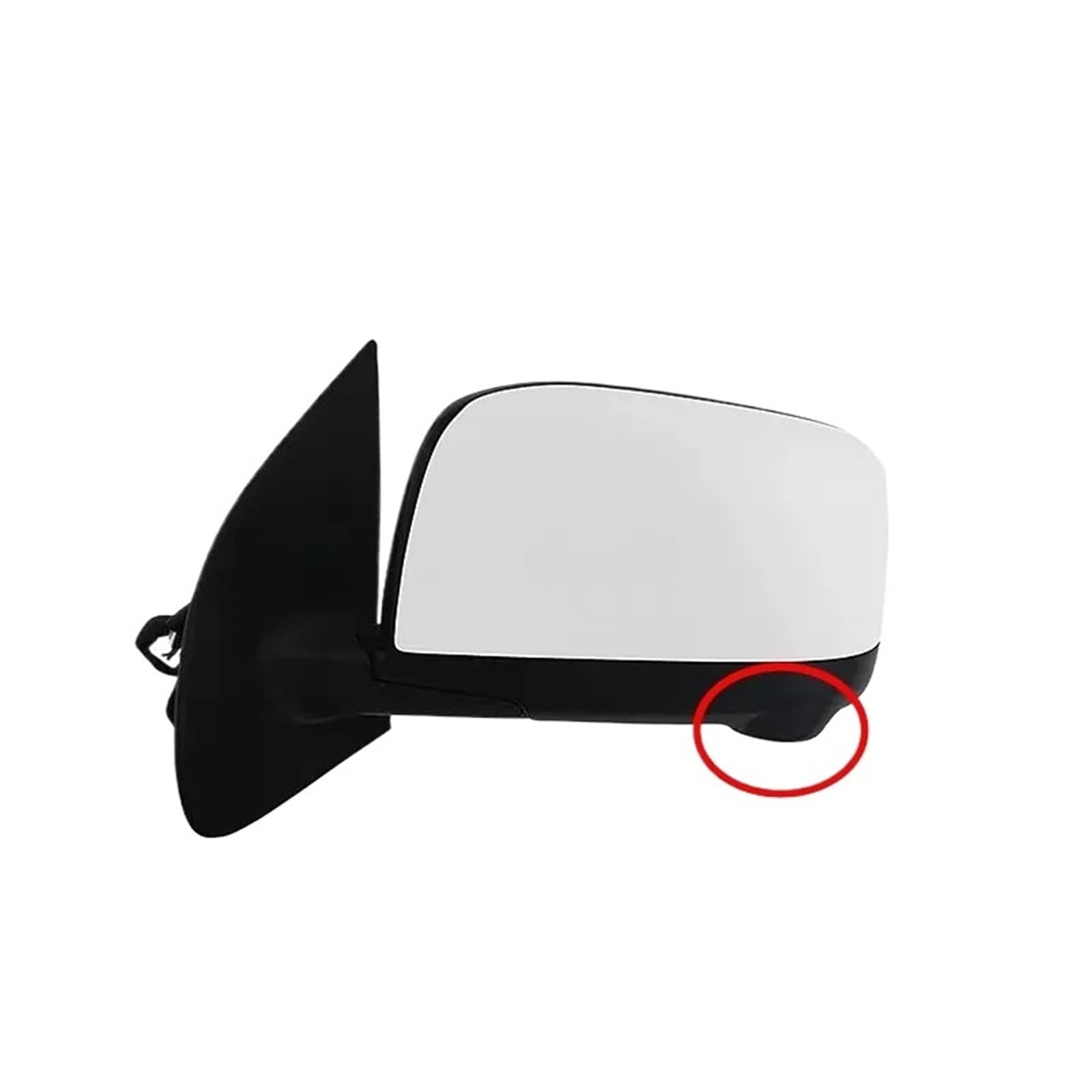 Kompletter Rückspiegel Für Nissan Für Qashqai J10 2008~2015 3/5/9PINS Ohne Elektrische Klapp 1PCS Auto Tür Flügel Rück Seite Spiegel Montage Komplette Außenspiegel Auto(9PINS-Unpainted LH) von YUCHUJCGSS