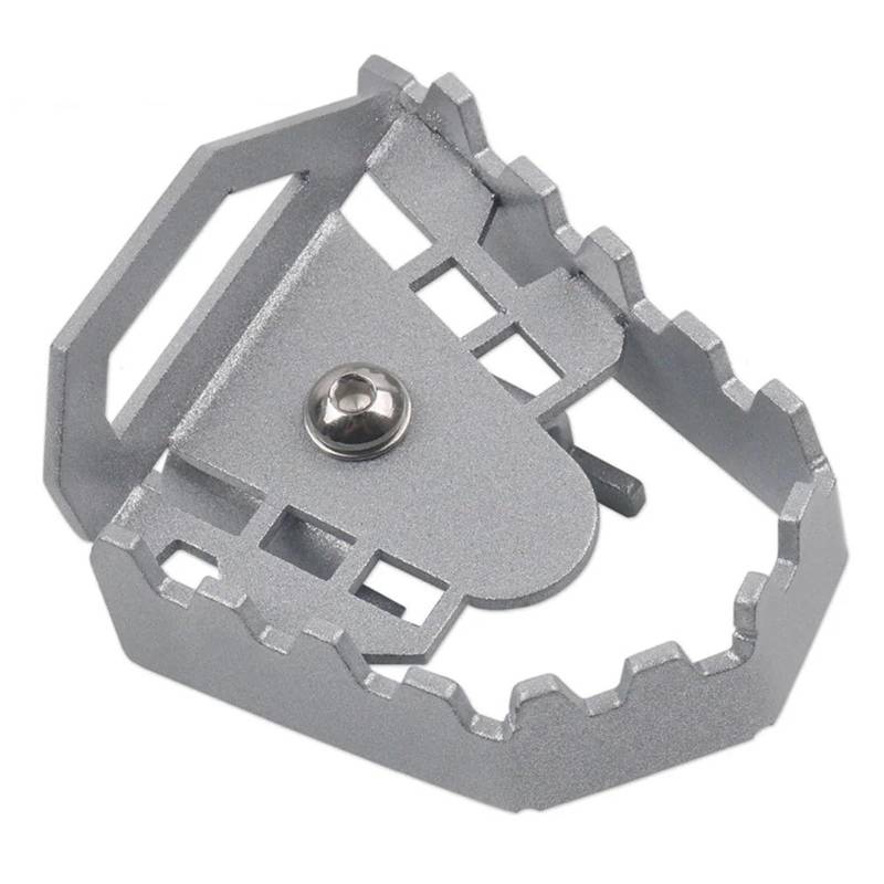 Motorrad Fußrasten Für F750GS Für F850GS 2019-2021 Motorrad Hinten Bremshebel Pedal Extender Fuß Peg Vergrößern Verlängerung Motorrad Fußstütze(Titanium) von YUCHUJCGSS