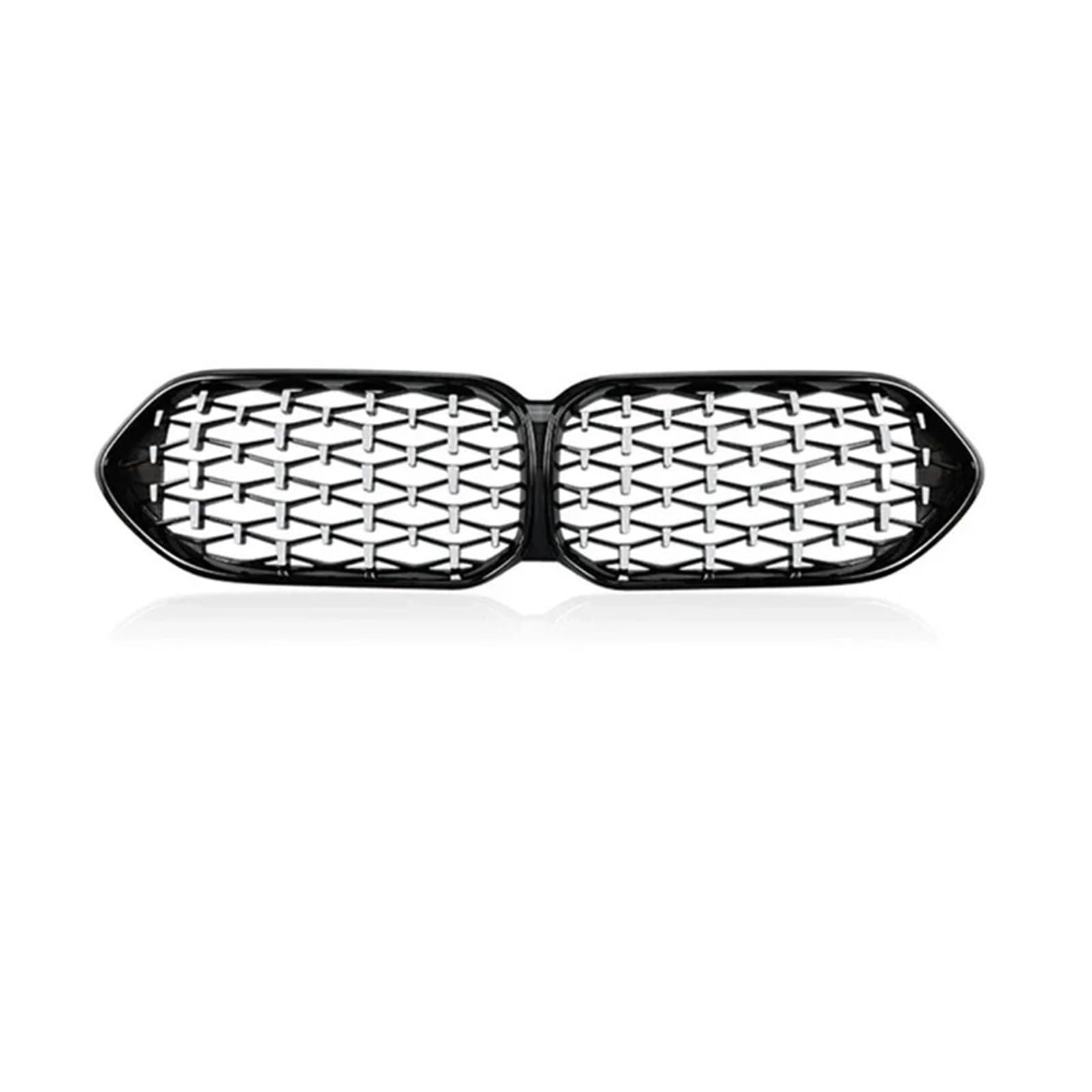 Nierengitter Grill Für 2er F44 216d 218i 220i 228i M235i Gran Coupé 2020–2024 Diamant-Stil Frontnierengrill-Kits Tuning-Grills Kühlergrill Vorne(Diamond Silver) von YUCHUJCGSS