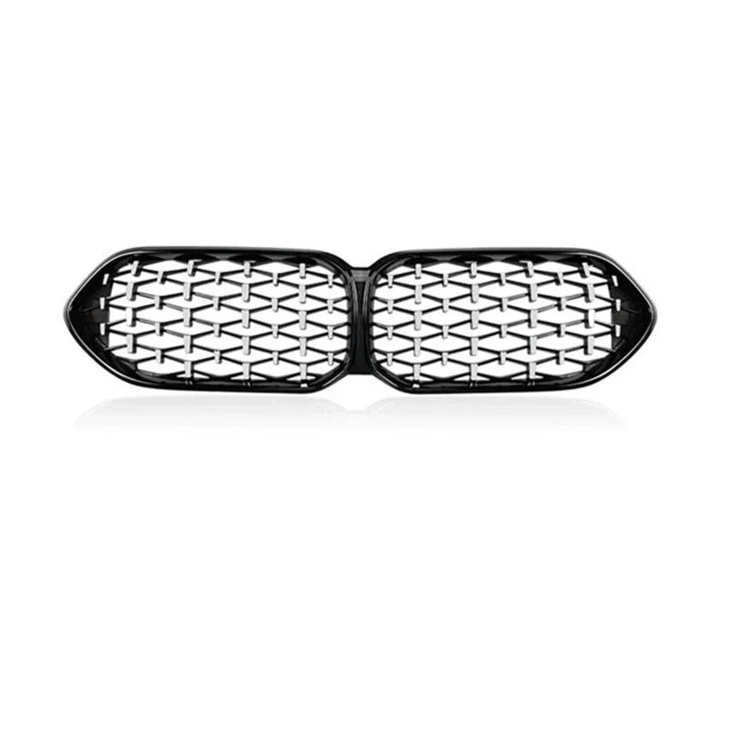 Nierengitter Grill Für 2er F44 216d 218i 220i 228i M235i Gran Coupé 2020–2024 Diamant-Stil Frontnierengrill-Kits Tuning-Grills Kühlergrill Vorne(Diamond Silver) von YUCHUJCGSS