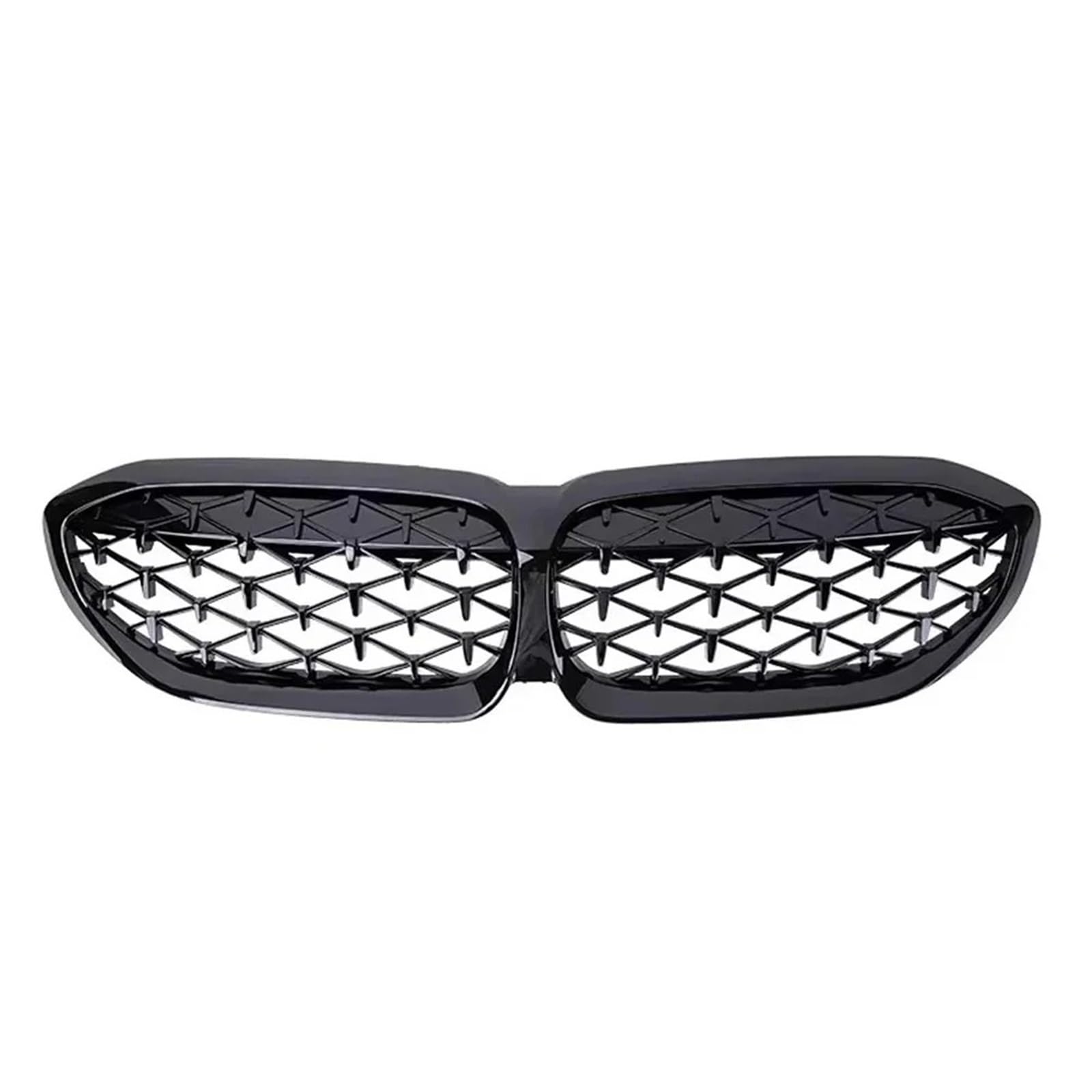 Nierengitter Grill Für 3er G20 G21 2019-2022 318i 320i 320d 330i 340i 340d Sport Frontstoßstange Nierengrill Diamanten Stil Grille Kühlergrill Vorne(Diamond-Gloss Black) von YUCHUJCGSS