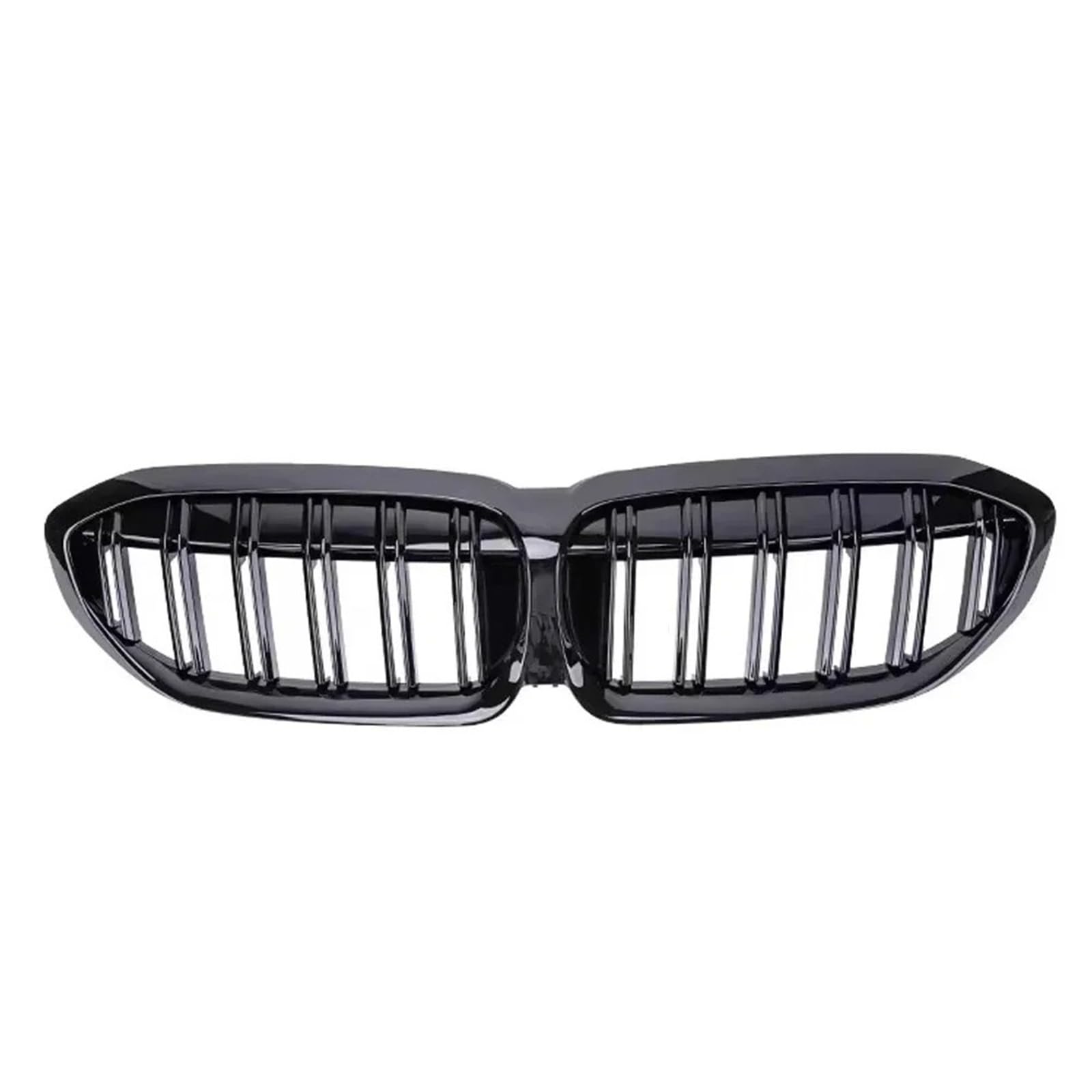 Nierengitter Grill Für 3er G20 G21 2019-2022 318i 320i 320d 330i 340i 340d Sport Frontstoßstange Nierengrill Diamanten Stil Grille Kühlergrill Vorne(Double-Glossy Black) von YUCHUJCGSS