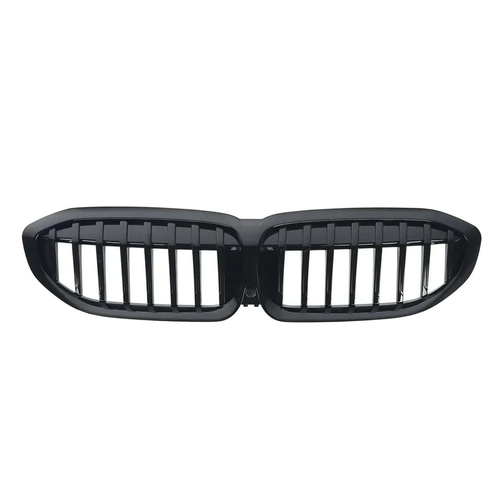 Nierengitter Grill Für 3er G20 G21 2019-2022 318i 320i 320d 330i 340i 340d Sport Frontstoßstange Nierengrill Diamanten Stil Grille Kühlergrill Vorne(Single-Glossy Black) von YUCHUJCGSS