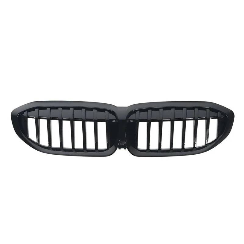 Nierengitter Grill Für 3er G20 G21 2019-2022 318i 320i 320d 330i 340i 340d Sport Frontstoßstange Nierengrill Diamanten Stil Grille Kühlergrill Vorne(Single-Glossy Black) von YUCHUJCGSS