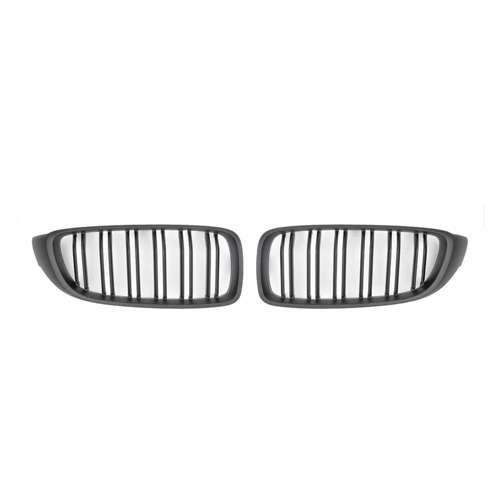 Nierengitter Grill Für 4 Series F32 F33 F36 Für M3 F80 Für M4 F82 2013-2019 Frontstoßstangengrill Grill Dual-Lamellen Glänzend Schwarz Zubehör Kühlergrill Vorne(Matte Black) von YUCHUJCGSS