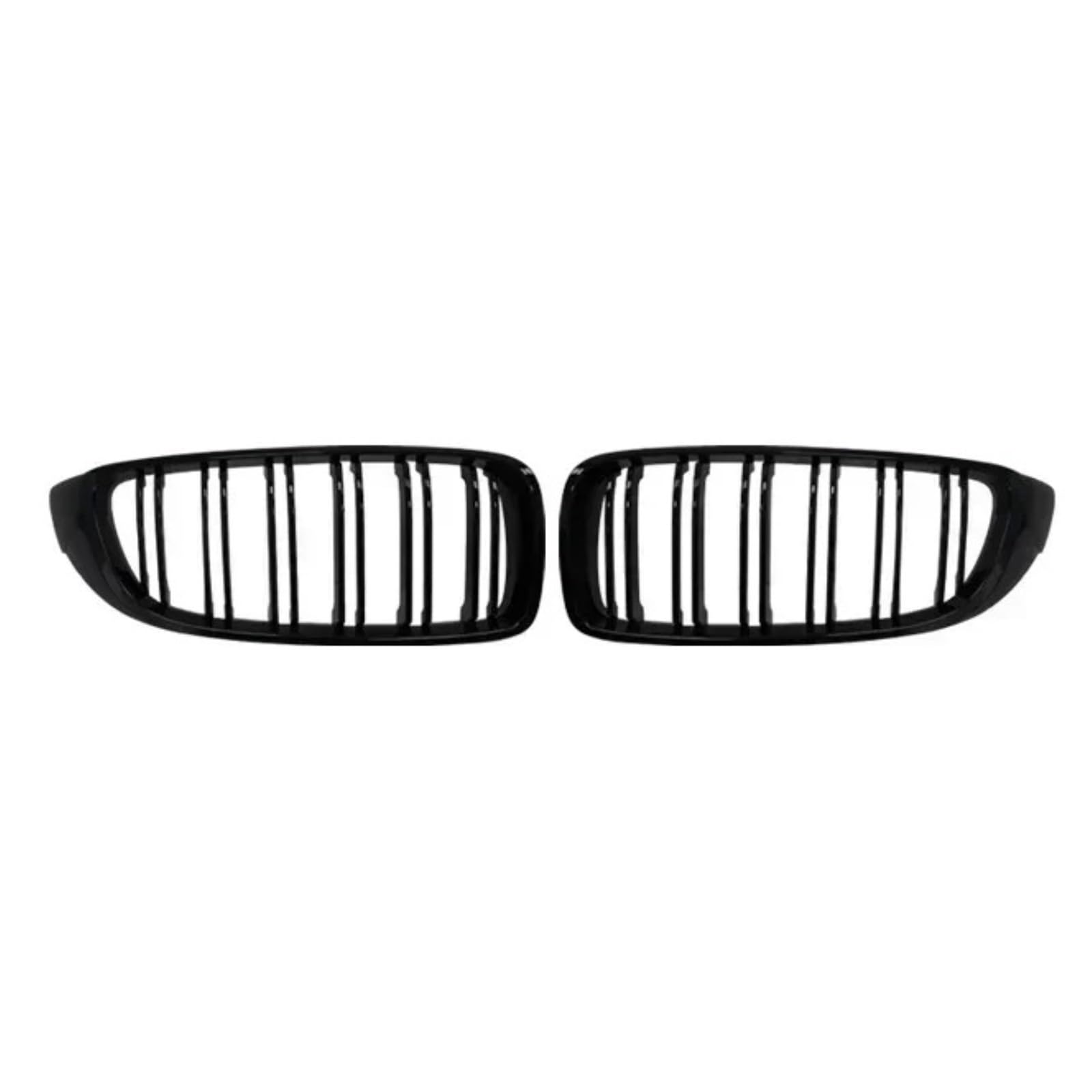 Nierengitter Grill Für 4er F32 F33 F36 Für M3 F80 Für M4 F82 2013-2020 Auto Frontstoßstangengrill Renngrill Doppellamellenzubehör Kühlergrill Vorne(Gloss Black) von YUCHUJCGSS