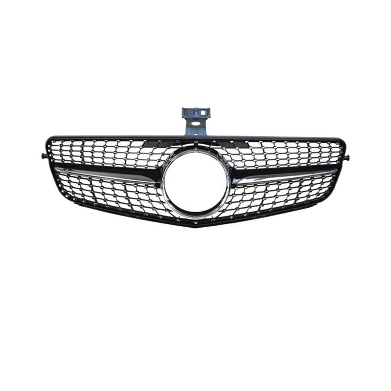 Nierengitter Grill Für Benz C W204 C43 2007-2014 C180 C200 C250 C300 Für AMG Für GT Frontstoßstangengrill Haubengrill Diamant-Tuning Kühlergrill Vorne(Diamond Black) von YUCHUJCGSS