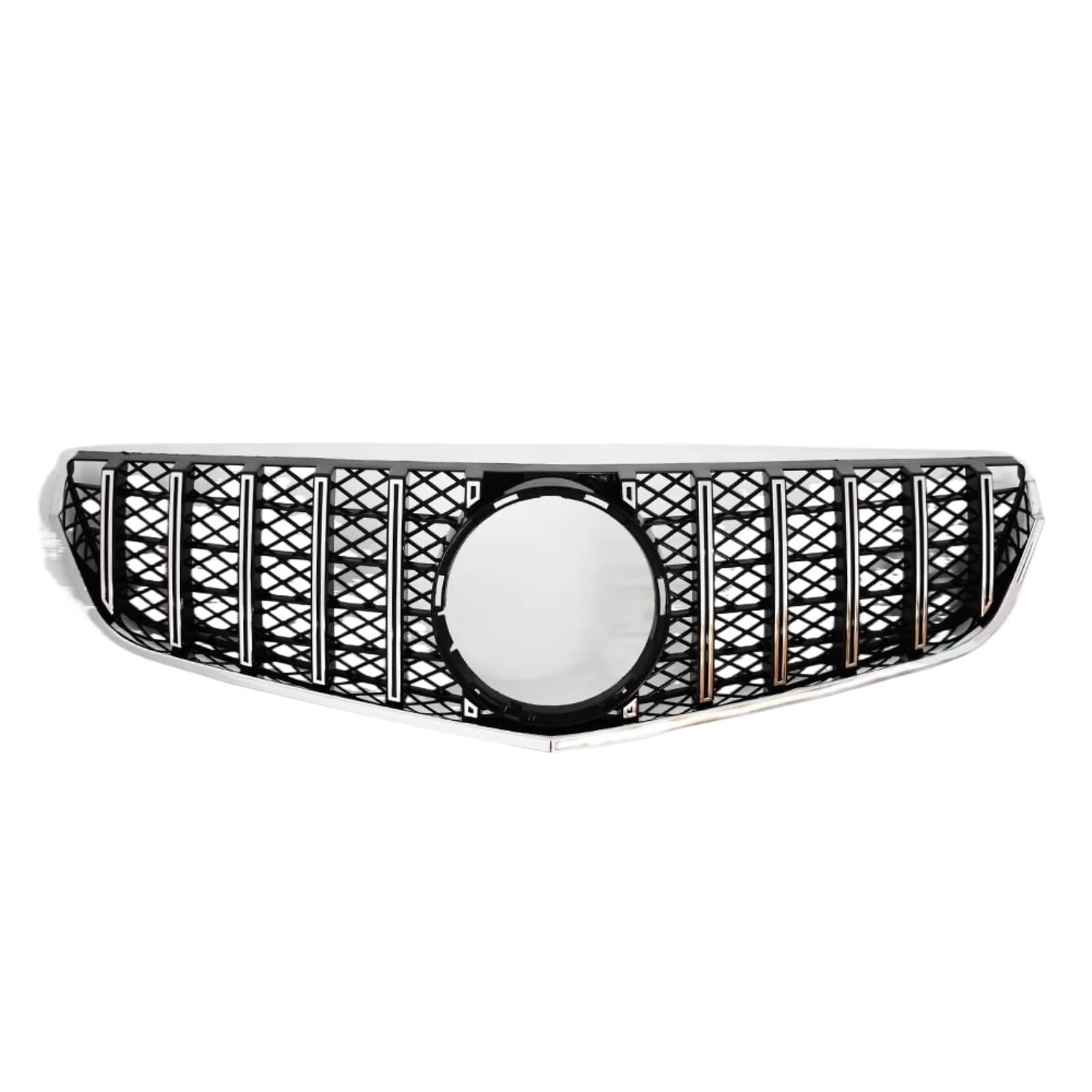 Nierengitter Grill Für Benz E Coupe W207 C207 A207 2009-2016 E200 E260 E320 E350 E400 E500 Stoßfänger Mesh Fronteinlass Grille Grill Styling Kühlergrill Vorne(2009-2012 G*T Silvery) von YUCHUJCGSS