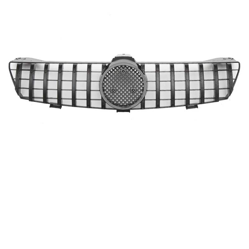 Nierengitter Grill Für Benz Für CLS-Klasse W219 CLS350 CLS500 2005-2008 Front Chrom Black Diamonds Style Stoßstangengrill Für AMG Style Oberer Kühlergrill Kühlergrill Vorne(G*TR-Glossy Black) von YUCHUJCGSS
