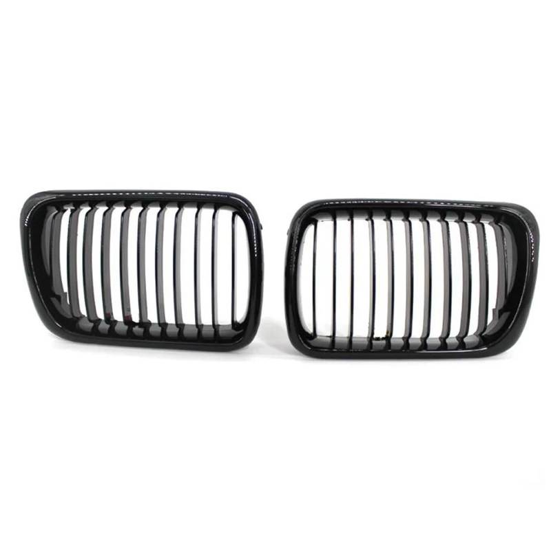 Nierengitter Grill Für E36 1992-1996 1997-1999 318i 323i 325i 320i 328i Kühlergrill ABS Front Ersatz Haube Niere Grill Kühlergrill Vorne(1997-1999 Gloss Black) von YUCHUJCGSS