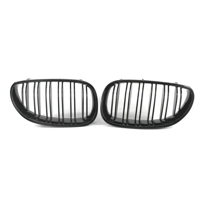 Nierengitter Grill Für E60 E61 Für M5 5 Serie 520i 545i 550i 535i 2003-2010 Doppel Linie Front Stoßstange Niere Grille Auto Sport Grill Kühlergrill Vorne von YUCHUJCGSS