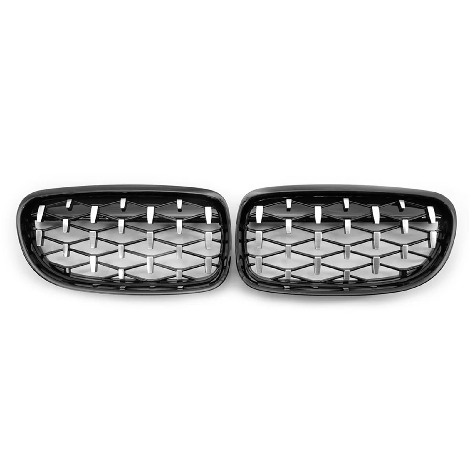 Nierengitter Grill Für E90 E91 3er Facelift 1 Paar Diamant-Nierengrill-Ersatz Verchromt Schwarz Auto-Ersatzteile Kühlergrill Vorne Nierengitter Grill Für E90 E91 3er Facelift 1 Paar Diamant-Nierengrill-Ersatz Verchromt Schwarz Auto-Ersatzteile Kühlergrill Vorne von YUCHUJCGSS