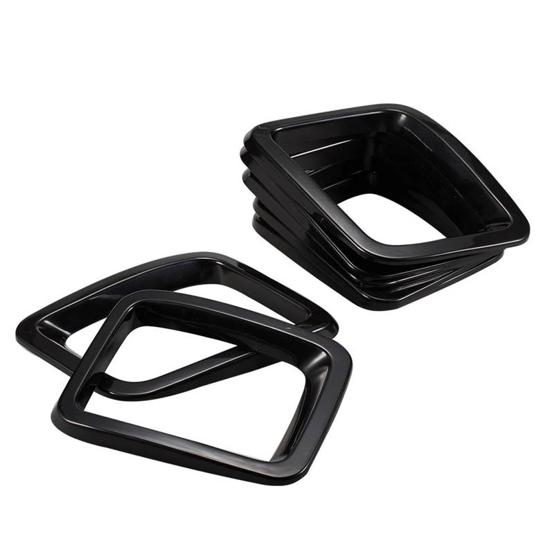 Nierengitter Grill Für Jeep Für Compass 2017-2020 Frontgrilleinsatz Grillabdeckung Kohlefaser Schwarz Frontgrill Mesh Einsätze Abdeckrahmen Kühlergrill Vorne(Black) von YUCHUJCGSS