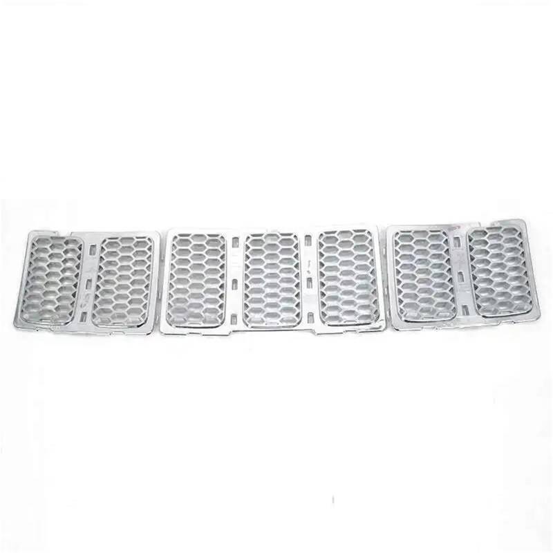 Nierengitter Grill Für Jeep Für Grand Für Cherokee 2014+ Fronteinsatz Honeycomb Grille Mesh Dekoration Abdeckung Zubehör Kühlergrill Vorne(2014-2016 D) von YUCHUJCGSS