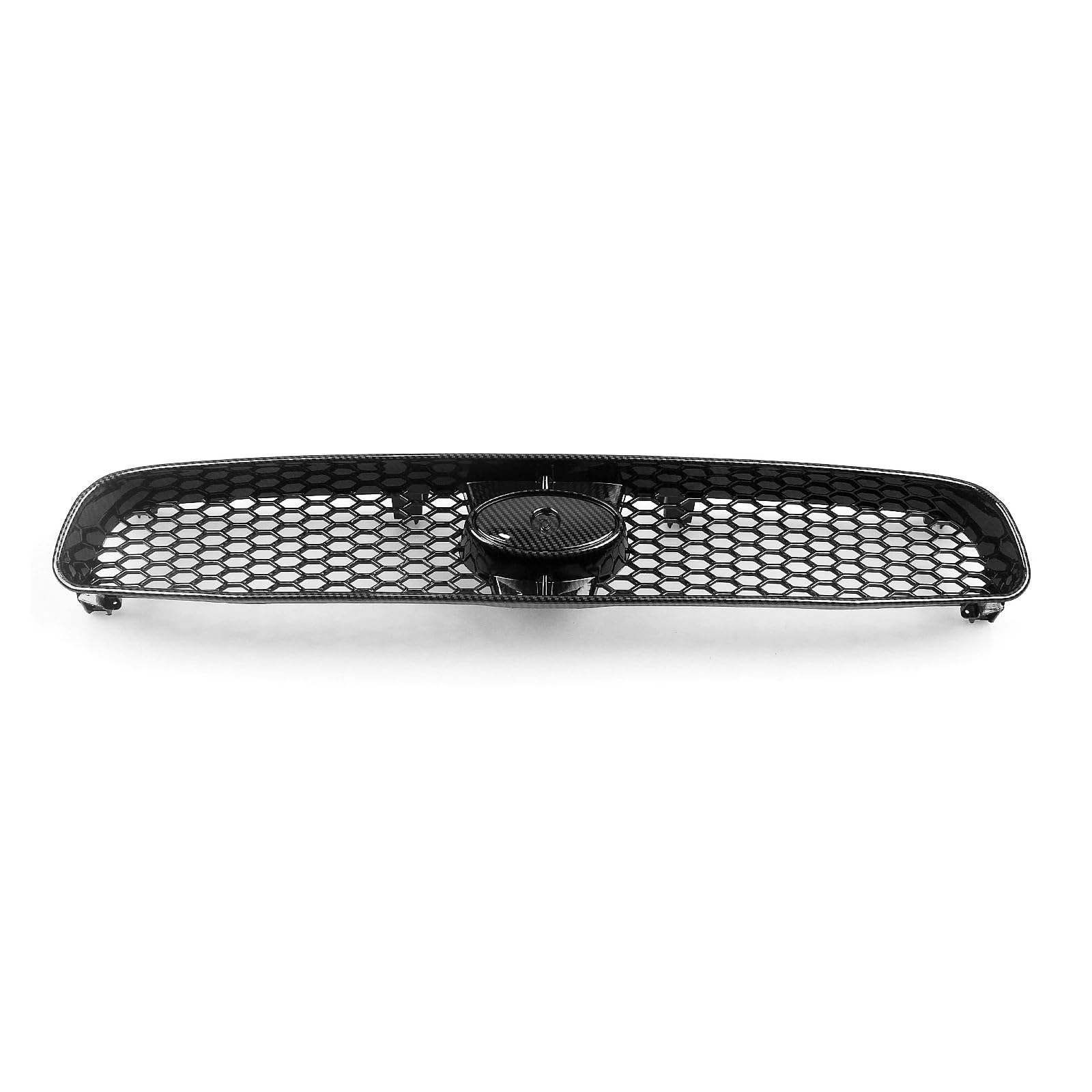 Nierengitter Grill Für Subaru Für Impreza 8. 2004 2005 Kühlergrill Racing Grill Auto Oberen Stoßfänger Haube Mesh Grid Kühlergrill Vorne(Carbon Fiber Look) von YUCHUJCGSS