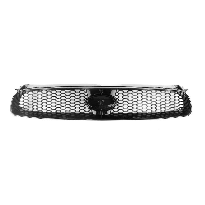 Nierengitter Grill Für Subaru Für Impreza 8. 2004 2005 Kühlergrill Racing Grill Auto Oberen Stoßfänger Haube Mesh Grid Kühlergrill Vorne(Gossy Black) von YUCHUJCGSS