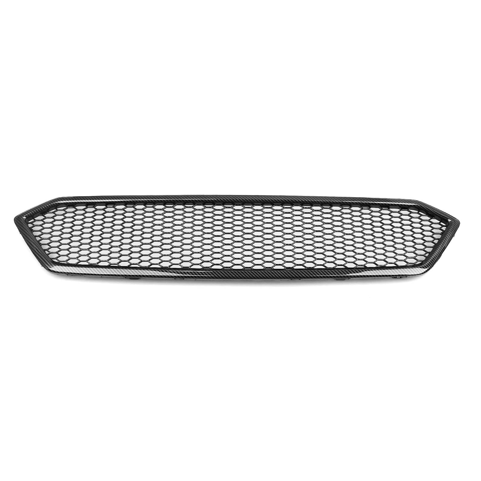 Nierengitter Grill Für Subaru Für Impreza Für WRX Für STI 2018 2019 2020 2021 Kühlergrill Racing Grill Oberen Stoßfänger Haube Mesh Grid Kühlergrill Vorne(Carbon Fiber Look) von YUCHUJCGSS