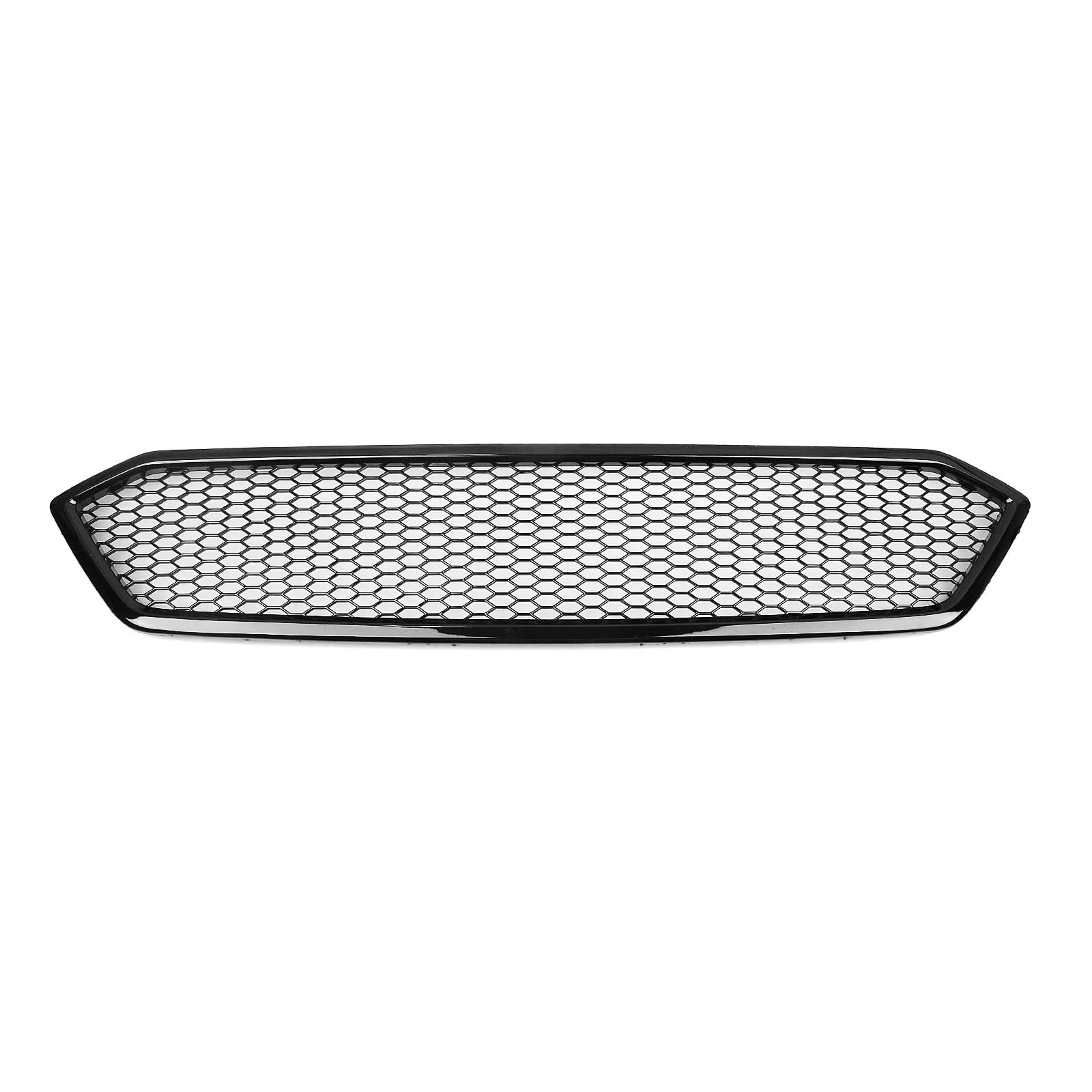 Nierengitter Grill Für Subaru Für Impreza Für WRX Für STI 2018 2019 2020 2021 Kühlergrill Racing Grill Oberen Stoßfänger Haube Mesh Grid Kühlergrill Vorne(Glossy Black) von YUCHUJCGSS