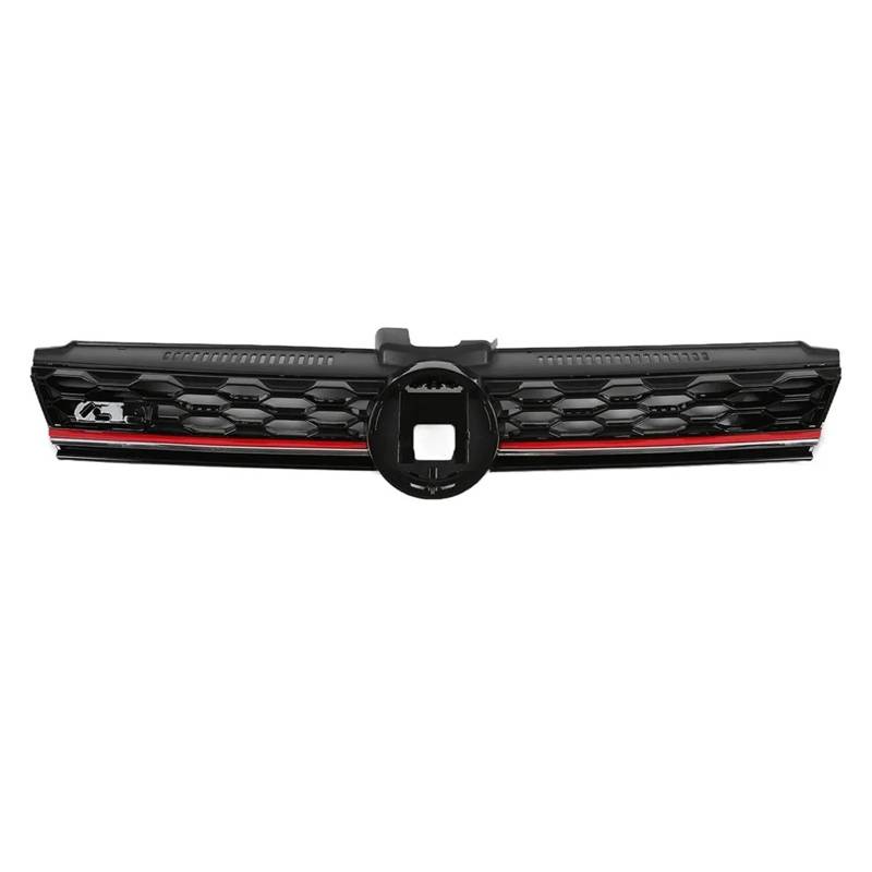 Nierengitter Grill Für VW Für Golf MK7.5 Facelift 2017 2018 2019 2020 Auto Frontstoßstange Mittelgrill Panel Grille Wabengitter Frontgrill Kühlergrill Vorne(Red) von YUCHUJCGSS