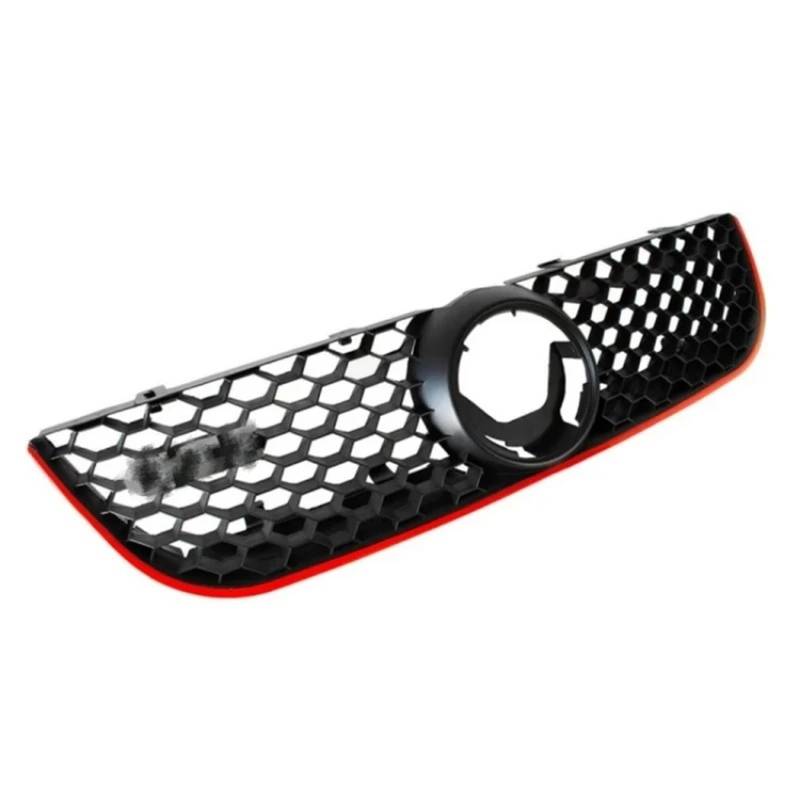 Nierengitter Grill Für VW Für Polo 2006 2007 2008 2009 Für GTI Style Honeycomb Mesh Auto Frontstoßstange Kühlergrill Mesh Center Racing Grills Kühlergrill Vorne von YUCHUJCGSS