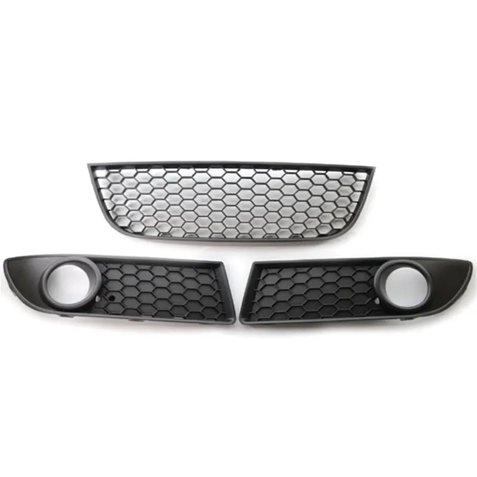 Nierengitter Grill Für VW Für Polo Für GTI 2006-2009 Auto Links Rechts Vorne Unten Stoßstange Nebel Licht Gitter Zentrum Grill Vent Grille 6Q0853666G Kühlergrill Vorne(1 Set) von YUCHUJCGSS