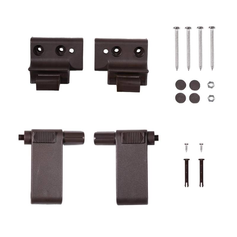 YUCKMZ Dachfenster Griffhebel Griffkonsole Set AF/BA 4stk Ersatzteil Kompatibel mit Braas Atelier-Fenster Braun von YUCKMZ