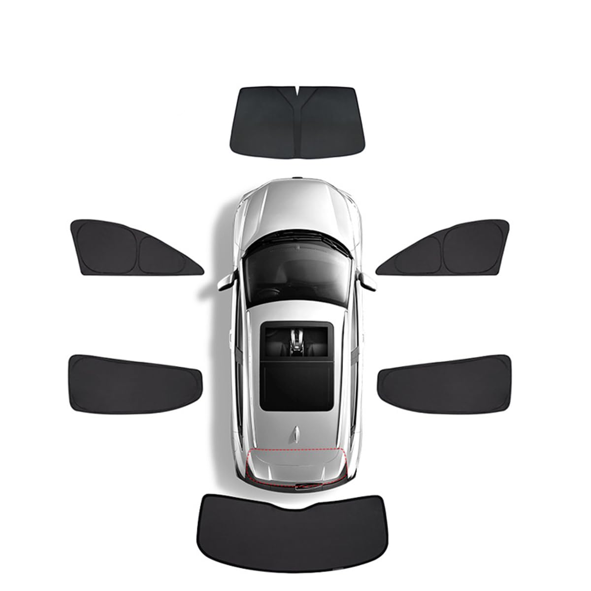 Sonnenschutz Auto für Buick Envision Plus 2020-2024, Auto Seitenfenster Sonnenschutz UV Schutz Verdunkelung Sichtschutz Vorhang Hitzeschutz für Seitenscheibe,I/6 windshields + Side Windows Sonnenschutz Auto für Buick Envision Plus 2020-2024, Auto Seitenfenster Sonnenschutz UV Schutz Verdunkelung Sichtschutz Vorhang Hitzeschutz für Seitenscheibe,I/6 windshields + Side Windows von YUEDAM