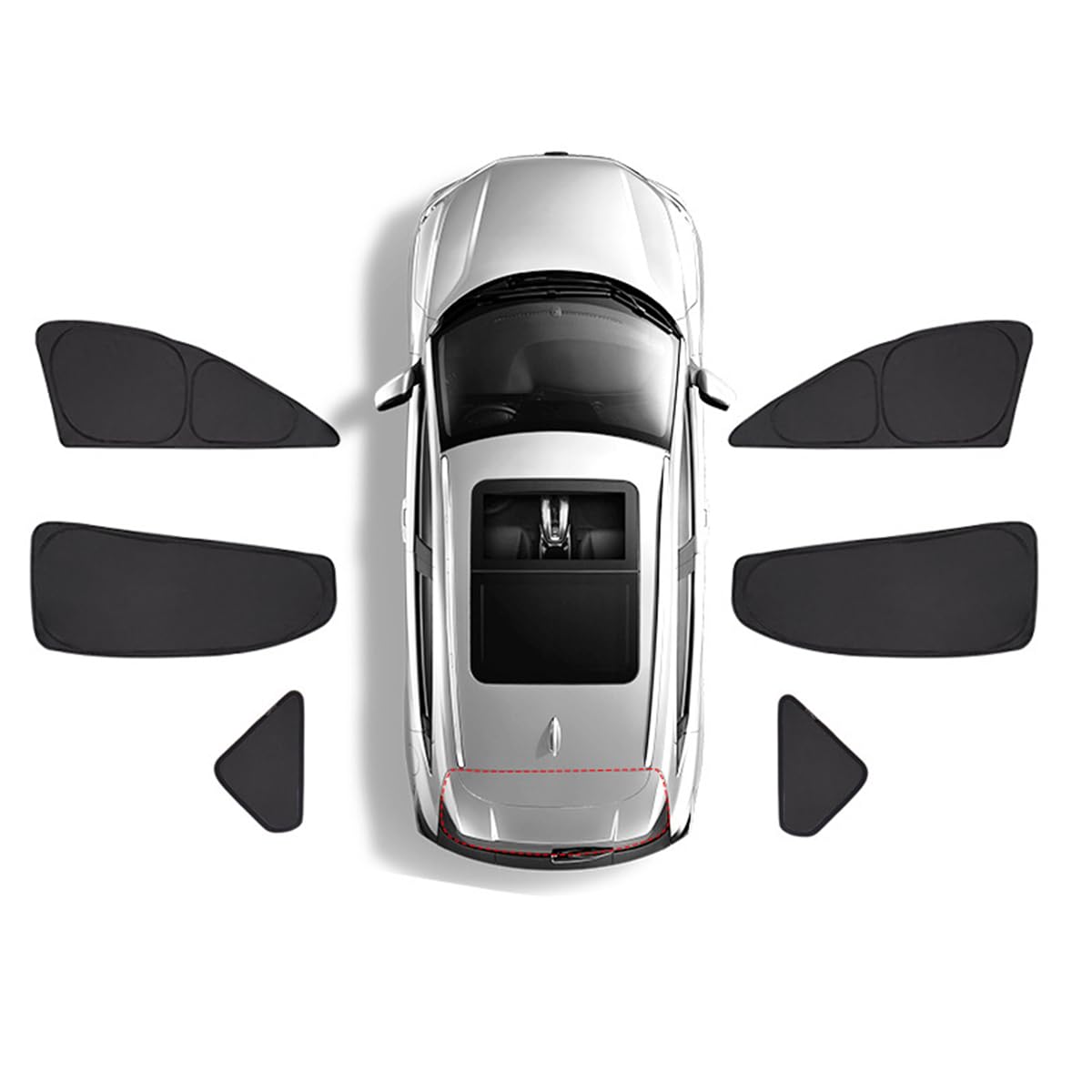 Sonnenschutz Auto für Lexus NX 2022-2024, Auto Seitenfenster Sonnenschutz UV Schutz Verdunkelung Sichtschutz Vorhang Hitzeschutz für Seitenscheibe,E/6 Side Windows Sonnenschutz Auto für Lexus NX 2022-2024, Auto Seitenfenster Sonnenschutz UV Schutz Verdunkelung Sichtschutz Vorhang Hitzeschutz für Seitenscheibe,E/6 Side Windows von YUEDAM