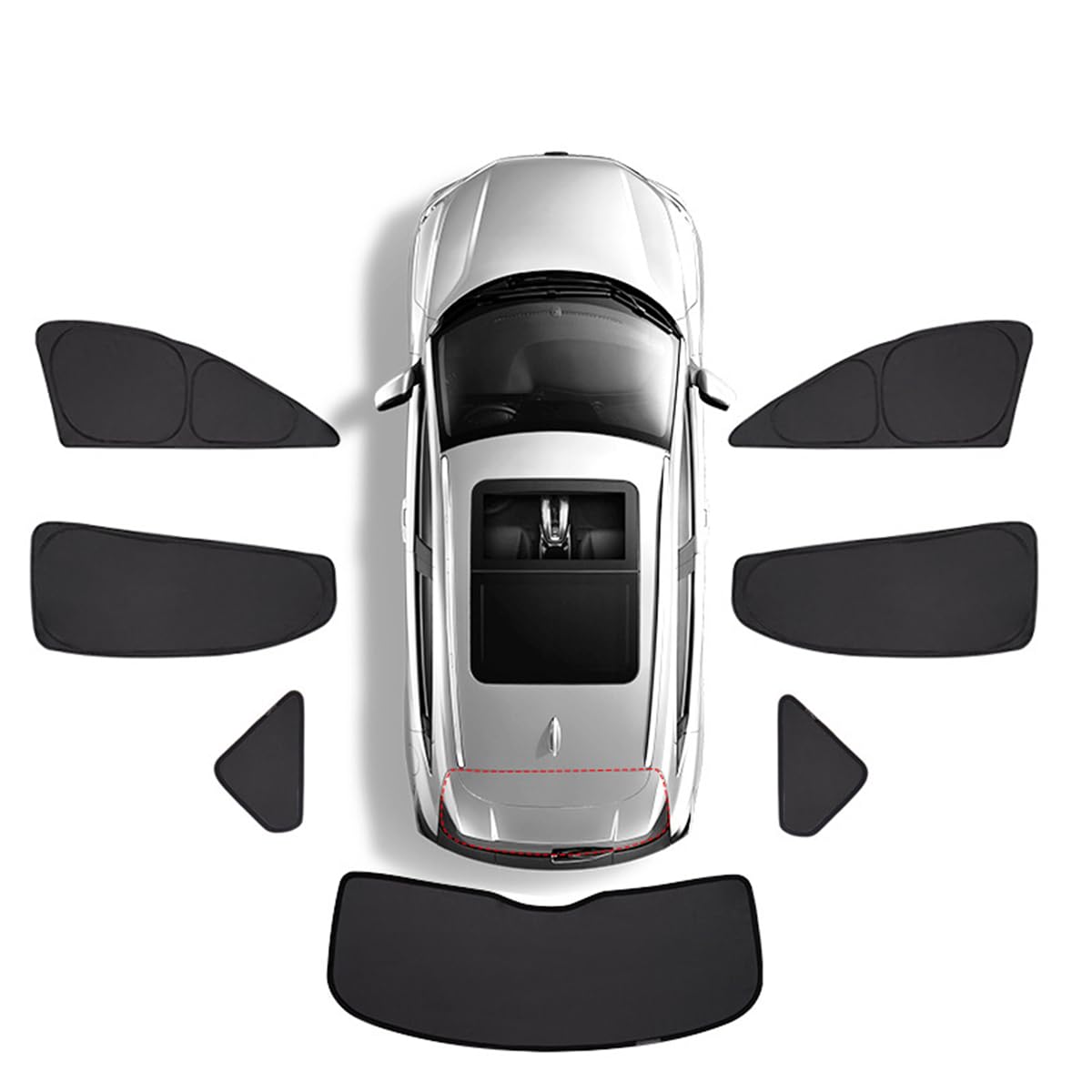 Sonnenschutz Auto für Toyota Sienna 2010-2020, Auto Seitenfenster Sonnenschutz UV Schutz Verdunkelung Sichtschutz Vorhang Hitzeschutz für Seitenscheibe,G/7 Side Windows + Rear Window Sonnenschutz Auto für Toyota Sienna 2010-2020, Auto Seitenfenster Sonnenschutz UV Schutz Verdunkelung Sichtschutz Vorhang Hitzeschutz für Seitenscheibe,G/7 Side Windows + Rear Window von YUEDAM