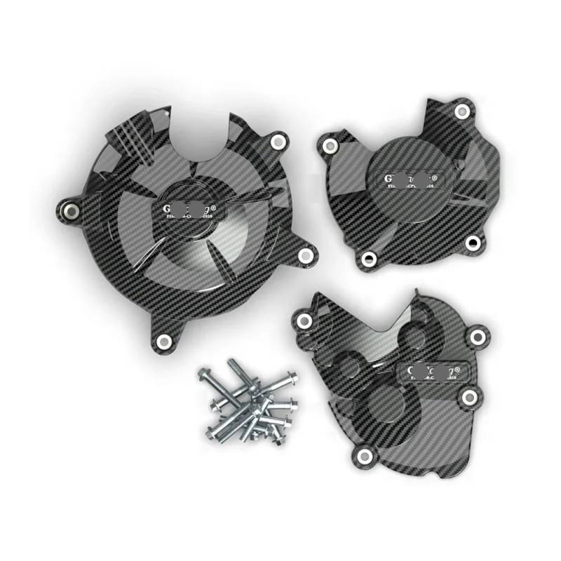 Motorrad Motorstatorabdeckung Motocross Zubehör Motor Abdeckung Schutz Fall Für ZX6R ZX-6R ZX636 2007-2023 2024 2025 von YUEDONGLAN