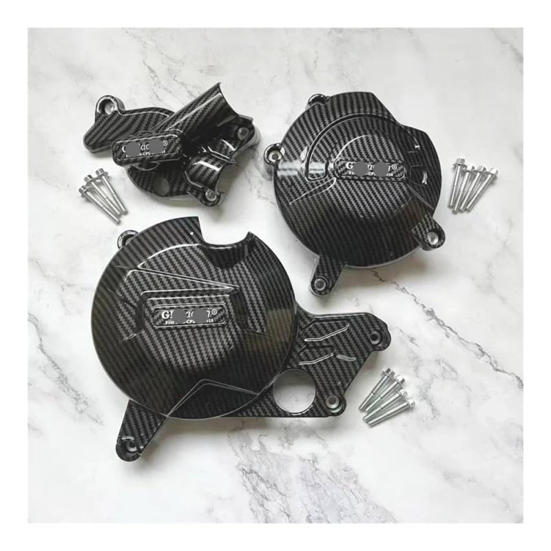 Motorrad Motorstatorabdeckung Motocross Zubehör Sekundäre Motor Abdeckung Schutz Kit Für SV650 SV650X DL650 2015-2024 von YUEDONGLAN