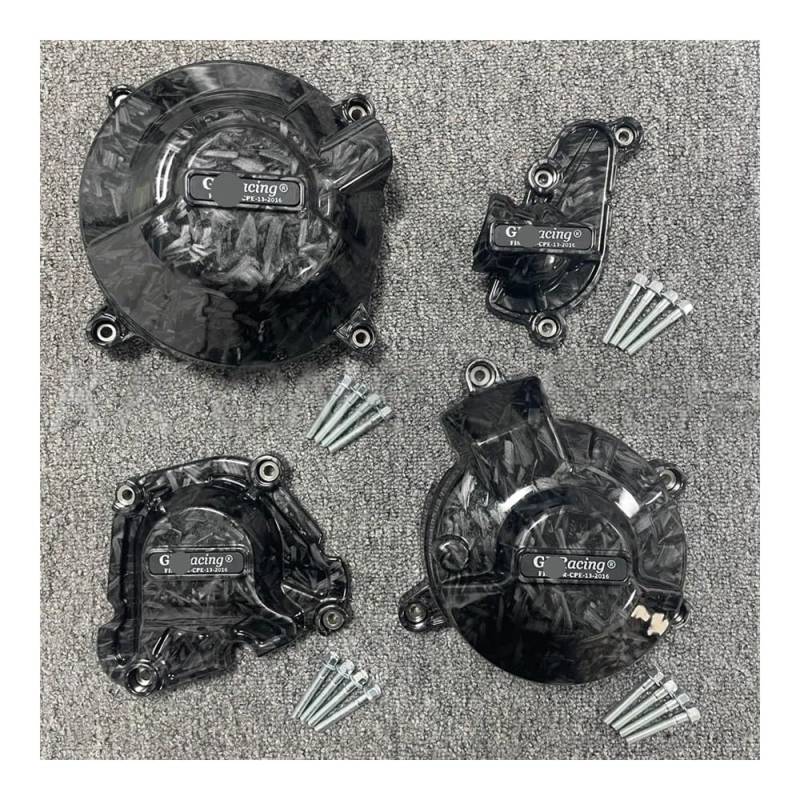 Motorrad Motorstatorabdeckung Motorabdeckung FÜR MT09 MT-09 SP FZ-09 SP FÜR Tracer & FÜR Scrambler 900 2021-2023 FÜR XSR900 2022-2023 FÜR Tracer 9 GT 2023 von YUEDONGLAN